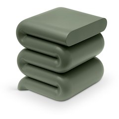 Roland Green Iron End Table