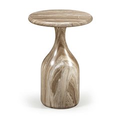 Savona Beige Concrete Indoor/Outdoor End Table