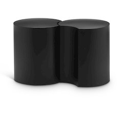 Dimple Black End Table