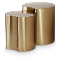 Dimple Gold End Table