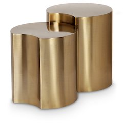 Dimple Gold End Table