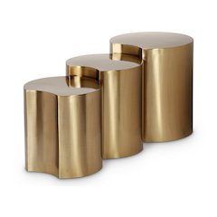 Dimple Gold End Table