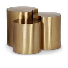 Dimple Gold End Table