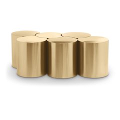 Dimple Gold Coffee Table