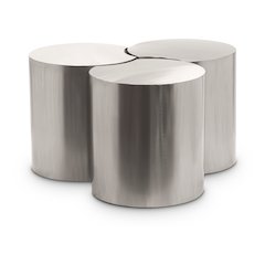 Dimple Silver Coffee Table