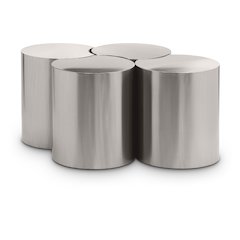 Dimple Silver Coffee Table