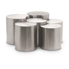 Dimple Silver Coffee Table