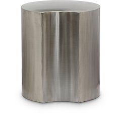Dimple Silver End Table