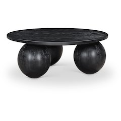 Fitch Black Oak Veneer Coffee Table
