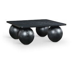 Fitch Black Oak Veneer Coffee Table