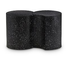 Dimple Black End Table