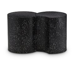 Dimple Black End Table