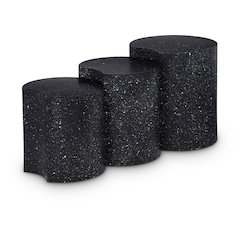 Dimple Black End Table