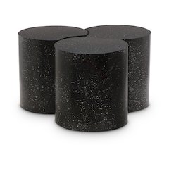 Dimple Black Coffee Table