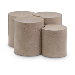 Dimple Taupe Coffee Table