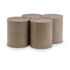 Dimple Taupe Coffee Table