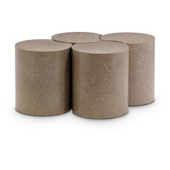 Dimple Taupe Coffee Table