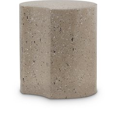 Dimple Taupe End Table