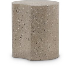 Dimple Taupe End Table