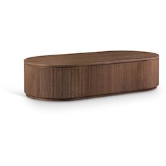 Moana Brown Rubberwood Coffee Table