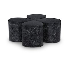 Petal Black Coffee Table