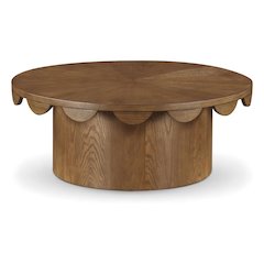 Dahlia Brown Oak Veneer Coffee Table