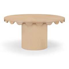 Dahlia 60" Natural Oak Veneer Dining Table