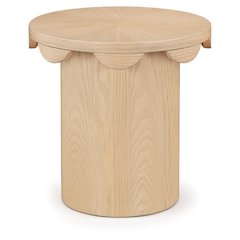 Dahlia Natural Oak Veneer End Table