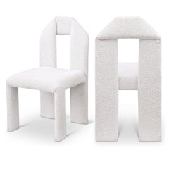 Bennett Cream Boucle Fabric Dining Chair, Set of 2