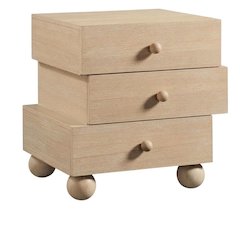 Nightstand with Art Deco Style and Finish