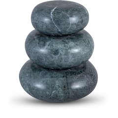 Pumpkin Green Marble 3pc. Decorative Object