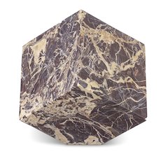 Block Cherry Marble Decorative Cube