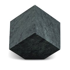 Block Green Marble Decorative Cube