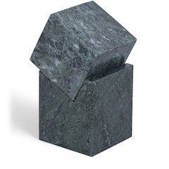 Quad Green Marble Decorative Cube