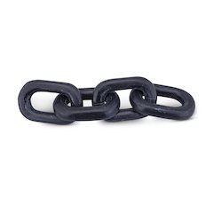 Lynx Black Marble Decorative Chain Links