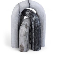 Arco Panda Marble 3pc. Decorative Object