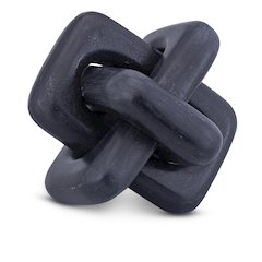 Bond Black Marble Decorative Knot