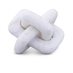 Bond White Marble Decorative Knot