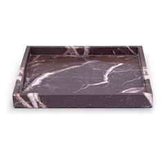 Barletta Cherry Square Marble Tray