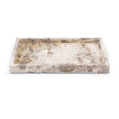 Barletta Beige Rectangular Marble Tray