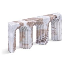 Curva Brown Marble Decorative Object