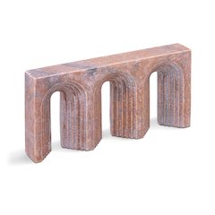 Curva Pink Marble Decorative Object