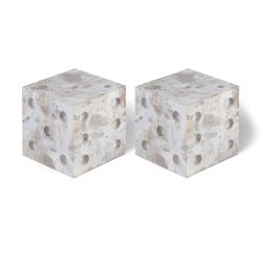 Dice Beige Marble Decorative Dice
