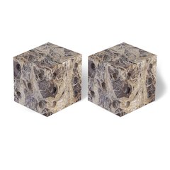 Dice Cherry Marble Decorative Dice