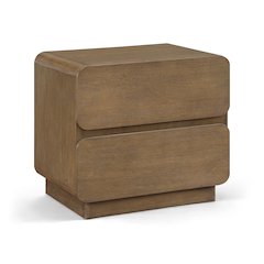 Adagio Brown Solid Wood And Oak Veneer Nightstand