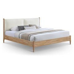 Arbor Cream Fabric King Bed