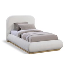 Vaughn Cream Twin Bed