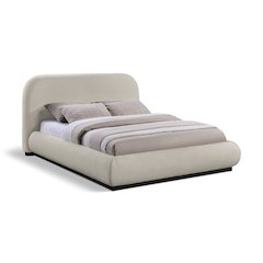 Vaughn Beige King Bed