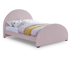 Brody Pink Velvet Full Bed