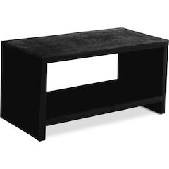 Cleo Black Velvet Night Stand